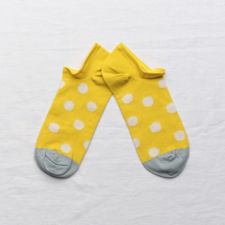 Ankle sock Polka dot Sulfur